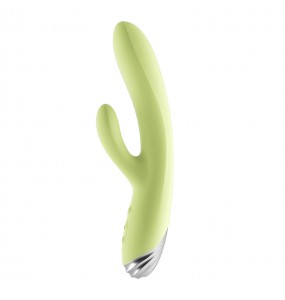 MizzZee - MiaoQu Dual Pleasure Vibrator (Chargeable - Green)